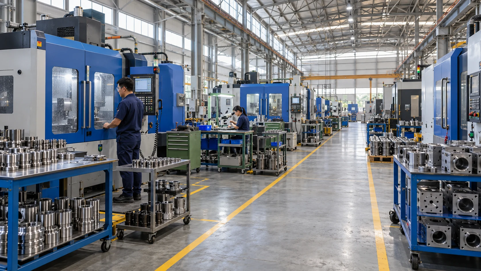 Mô phỏng nhà máy công nghiệp hỗ trợ, linh kiện điện tử và cơ khí